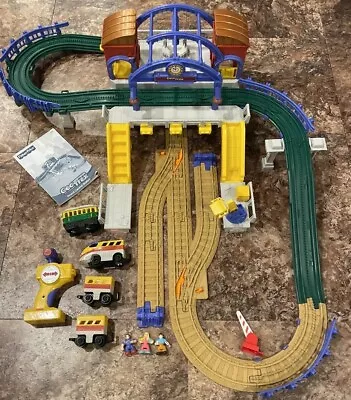 Fisher Price GeoTrax Grand Central Train Station Set W/ Working Train & Remote! • $72