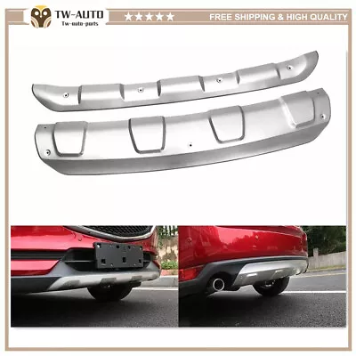 Fits For Mazda CX-5 CX5 2017-2021 Front Rear Bumper Board Skid Plate Bar Guard • $176.70