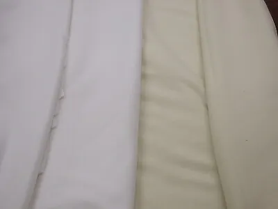 ORGANIC Cotton Interlock Jersey Fabric.  210 Grm/sq.m X  1 Mtr • £1.49