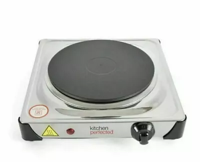 Brand New Single Electric Hot Plate Hob Portable Compact Table Top Cooker • £18.89