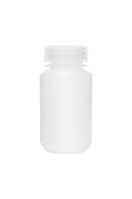 Reagent Bottle 125mL - Wide Mouth With Screw Cap - HDPE - Eisco Labs • $8.99