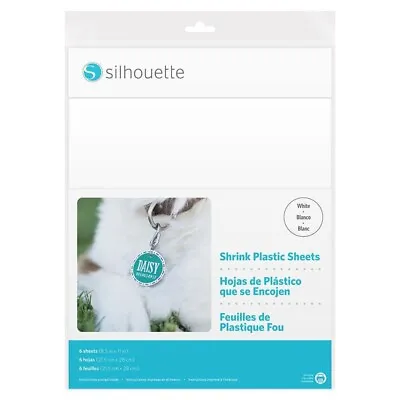 Silhouette Shrink Plastic Sheets White • $8