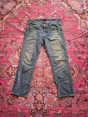 Men's Lucky Brand Jeans 32x30 Distressed Original Straight • $15