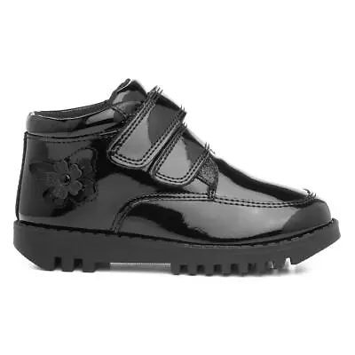 £19.99 • Buy Buckle My Shoe Girls Boot Black Easy Fasten Patent Carnival