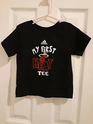 Miami Heat Adidas My 1st  Heat Shirt New Deadstock Nwt 🔥Sz 2 Toddler • $29