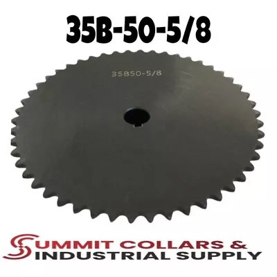 #35 Roller Chain Sprocket B Type 5/8  Bore 50 Tooth 35B-50-5/8 • $23.99