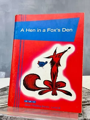 A Hen In A Fox's Den: Workbook Level B Basic Reading Series SRA ~ 1964 VINTAGE • $20