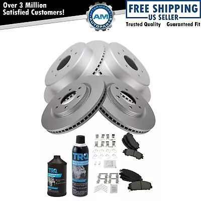 Front And Rear Brake Pad & Rotor Kit Fits 17-19 Nissan TITAN • $281.87