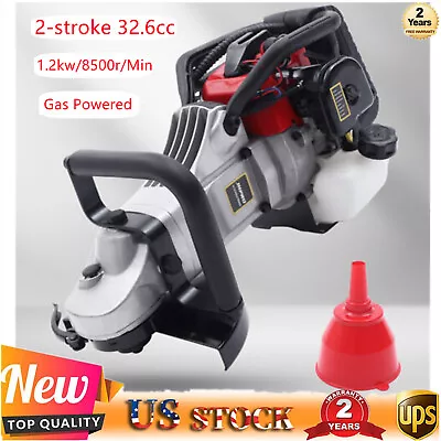 32.6CC 2-Stroke Concrete Angle Grinder Cutter Polishing Machine Gasoline Powered • $202.35