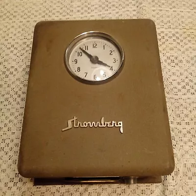 Vintage Stromberg Electric Punch In Time Clock • $39.99