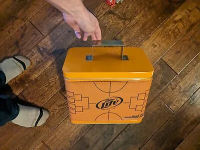 2012 Miller Lite 12 Pack Tin Basketball Cooler NBA • $29.99