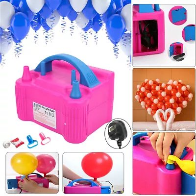 £15.58 • Buy Electric Balloon Air Pump Inflator Ballon Pump Air Blower Wedding Party UK Plug
