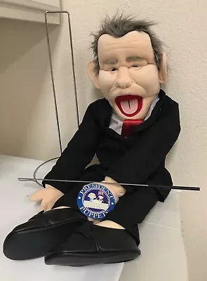 2004 President Puppets George W Bush 28  Talking Puppet With Wand & Stand • $2