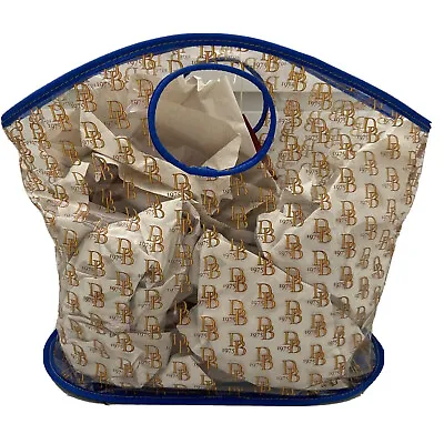 $100 • Buy Dooney & Bourke Clear Beach Logo Tote Bag NWT