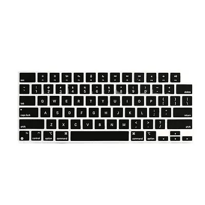 16  Pro Macbook M1 Max W/ Touch ID Silicone Black Keyboard Skin Cover Apple Mac • $18.85