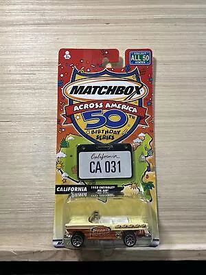 2003 Matchbox Across America California 1955 Chevrolet Bel Air 50th Birthday • $8.66