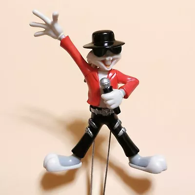 Looney Tunes BUGS BUNNY As MICHAEL JACKSON 4.5  Mini Figure PVC 1999 Collectible • $22.99