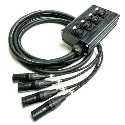 £101.49 • Buy 4 Way Stage & Studio Wall Mountable Box. Neutrik XLR Multicore Snake Cable
