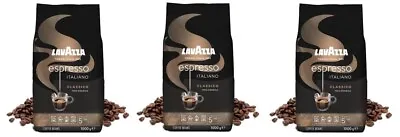 3 X Lavazza - Espresso Italiano Coffee Beans - 1kg • £35