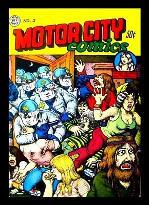 Motor City Comics #2 4th Printing 1970 Rip Off Press Underground Comic Vg • $15.30