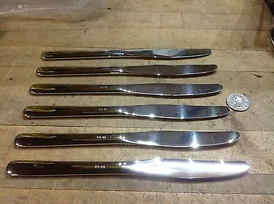 6 New Military Issue Oneida Table Knife Butter High Polished Stainless US OL New • $22