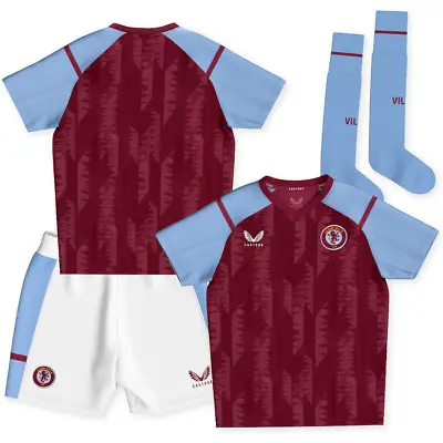£44.51 • Buy Discounted-Aston Villa Castore Home Infant Kit 2023-24 (Officially Licensed)
