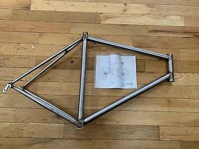 Alchemy Skylla Stainless Steel Frame Size 58 Brand New Unfinished Raw Steel • $1099