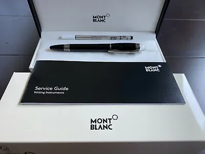 NEW Authentic MONTBLANC STAR WALKER BLACK 105656 Roller Ball Pen - Discontinued • $283.49