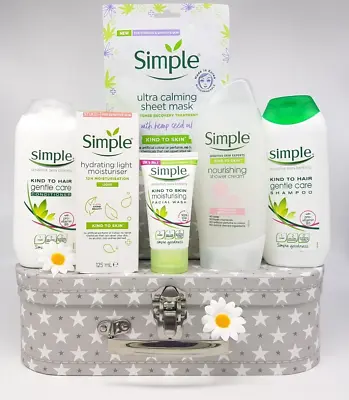 Ladies Gift Hamper For Her Simple Gift Set Box Pamper Beauty Kit Mum Friend Sis • £24.95