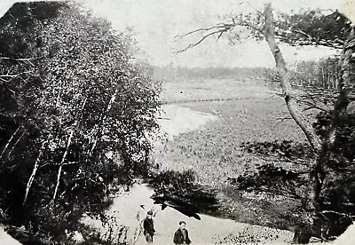 C1910 Lake Scene Mille Lacs MN Antique Real Photo Postcard RPPC • $12.50