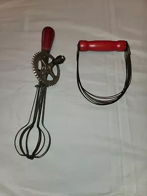 Vintage A&J Hand Mixer Pat. 10-23 USA / Androck Pastry Dough Cutter/ Blender USA • $17.95