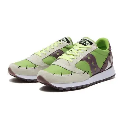 Saucony SUPER 7 JAZZ IT IS ALIVE S70499-4 Bride Of Frankenstein Green Brown • £135.13