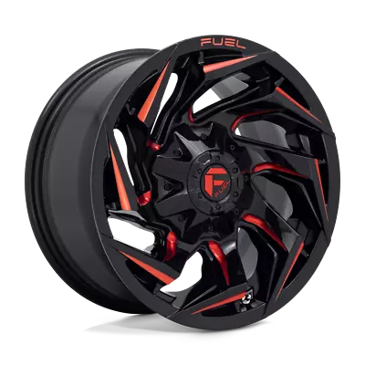 Fuel 1PC D755 REACTION GLOSS BLACK MILLED 18'' 6X135/6X139.7 Wheels Set Of Rims • $1588