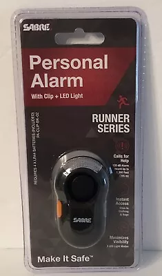 SABRE Personal Alarm With Clip LED Light & 120Db Alarm NEW!  Free Shipping • $3.75