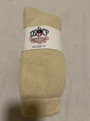 Genuine Military Winter Wool Thick ECWCS Cold Weather Socks  Size 12 USA Made • $14.99