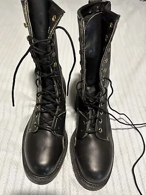 Vintage Military Steel Toe Boots 5B • $55