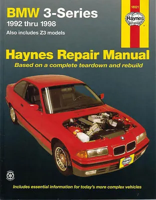 Bmw Shop Manual Service Repair Book Haynes 3-series Z3 Guide Chilton • $43.95