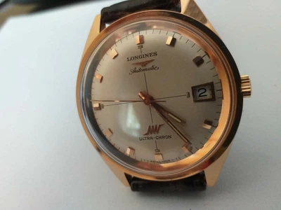 £1335.50 • Buy Longines - Ultra- Chron-automatic-date - Steel Gold Mint - 80's