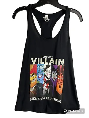 Disney You Say Villain Like It’s A Bad Thing Tank Top Shirt Large • $10