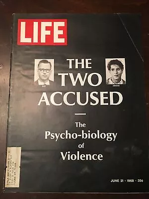 Life Magazine June 21 1968 Sirhan Sirhan & James Earl Ray - Martin Luther King • $10