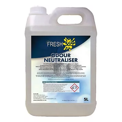 Urine Odour Neutraliser Bathroom Toilet Carpet Pet Smell Deodoriser Lemon 5L • £14.99