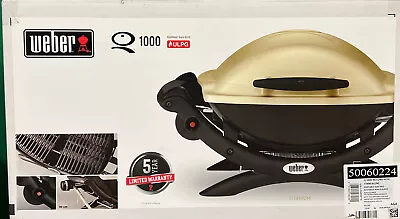 Weber Baby Q BBQ Q1000 Outdoor Gas Grill. Compact Portable BBQ Grill BRAND NEW • $380