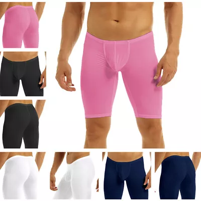 Men's Fitness Shorts Half Pants Yoga Quick Dry Compression Base Layer Swimsuit  • £5.99