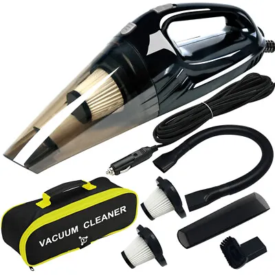 $24.99 • Buy Vacuum Cleaner High Power, Upgraded 120W Wet & Dry Handheld Car Vacuum Cleaner 