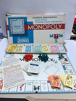 Vintage 1970’s Monopoly Board Game No 9  General Mills Complete • $35