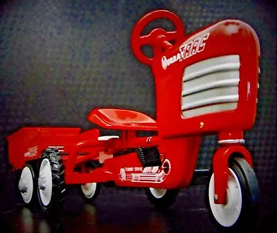 Miniature Pedal Car Scale Model Farm Tractor 1930s 1940s Metal Diecast Vintage • $99