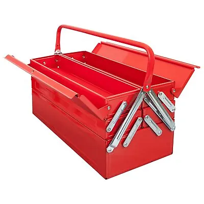 Torin 18-inch Tool Box Portable 5 Tray Cantilever Tool Or Ganizer Red C • $32.99