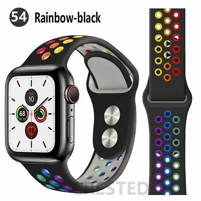 $9.99 • Buy Apple Watch Band Strap Silicone Series Se 6 5 4 3 2 1 IWatch 38/40mm 42/44mm