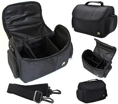 Large Deluxe Camera Carrying Bag Case For Camera Camcorder Nikon Sony Canon  • $19.95