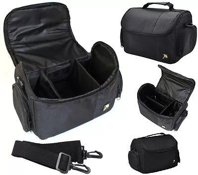 Pro Deluxe Large Carrying Bag Camera Case For Canon EOS Rebel 77D T7i SL2 • $19.95